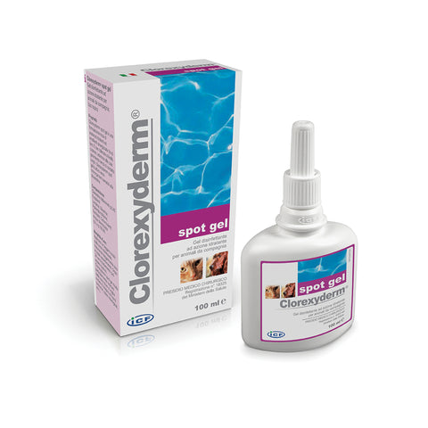 CLOREXYDERM SPOT GEL, drėkinamojo poveikio antiseptinis gelis, šunims ir katėms