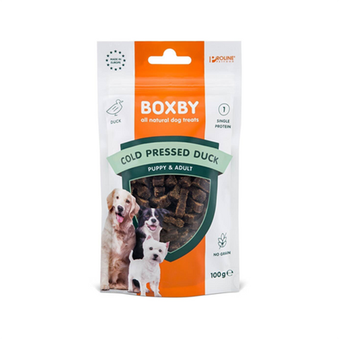 BOXBY COLD PRESSED DUCK, skanėstai su antiena šunims