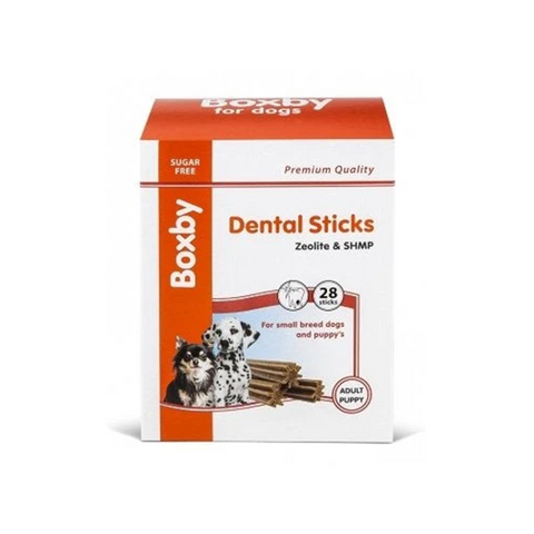 BOXBY PUPPY & SMALL DOG DENTAL STICKS, skanėstai dantims valyti, šunims