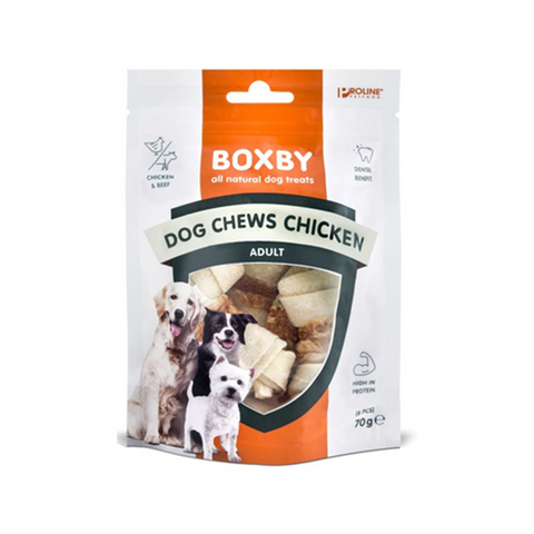 BOXBY DOG CHEWS, skanėstai kauliukai šunims