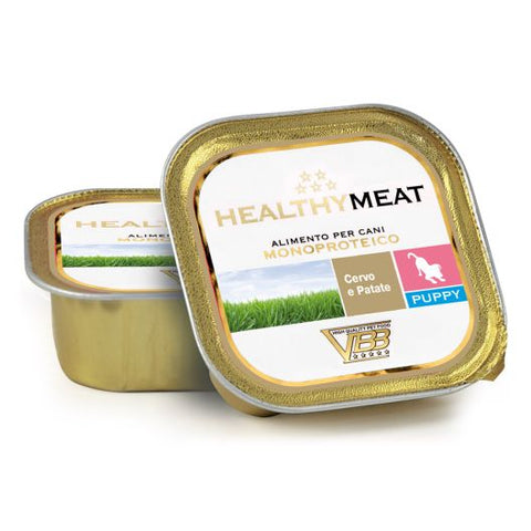 HEALTHYMEAT CERVO E PATATE PUPPY, monoproteininis paštetas su elniena ir bulvėmis šuniukams