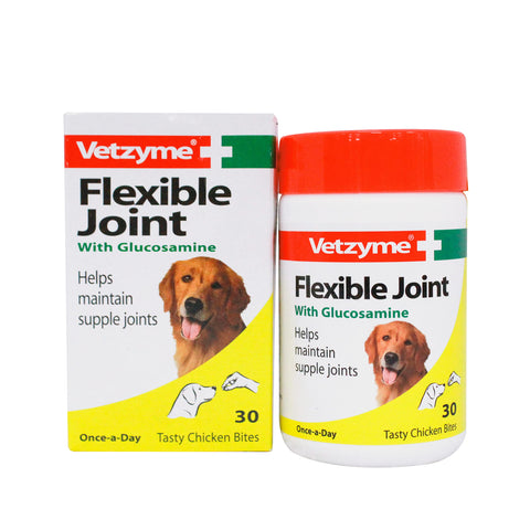 VETZYME FLEXIBLE JOINT, pašaro papildas sąnariams šunims