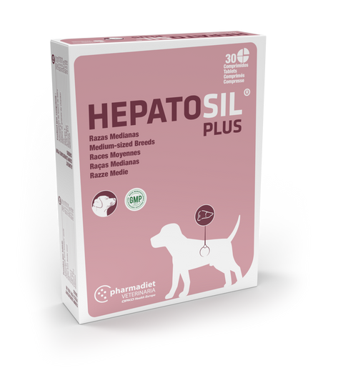 HEPATOSIL PLUS MEDIUM DOGS, pašaro papildas kepenims, šunims