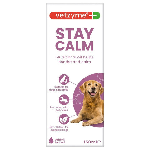 VETZYME STAY CALM, raminantis aliejus šunims