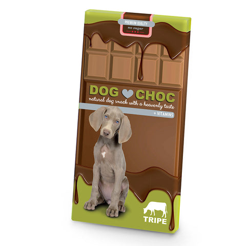 DOG CHOC, šokoladas skrandžių skonio šunims