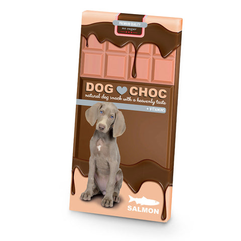 DOG CHOC, šokoladas su lašiša šunims